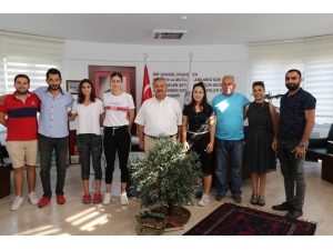 Başkan Uysal’a Sporcu Teşekkürü