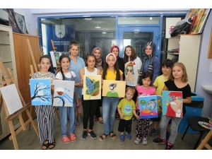 Camili Bilgi Evi Resim Atölyesi Sona Erdi