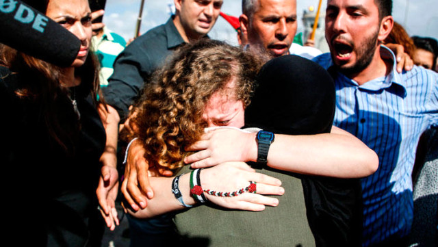 'cesur Kız' Ahed Tamimi, 8 Ay Sonra Serbest Kaldı