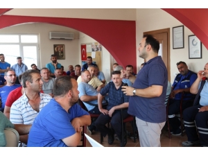 Fen İşleri Personeline “İş Sağlığı Ve Güvenliği Eğitimi” Verildi