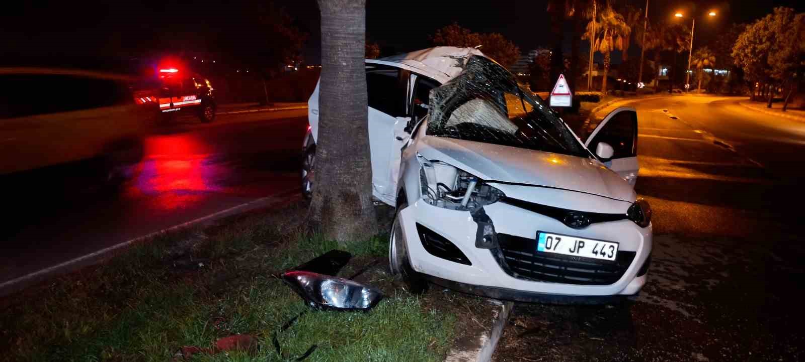 refujdeki-palmiyeye-carpan-otomobilin-surucusu-yaralandi