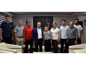 Başkan Kayda, Türkiye Şampiyonunu Ağırladı