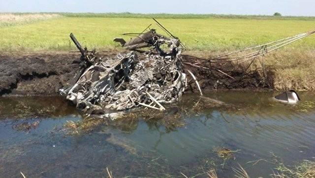 Rusya'da Düşen Helikopterde Pilot Yanarak Can Verdi