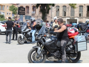 Motosiklet Festivali İçin Midilli Adası’na Geçtiler