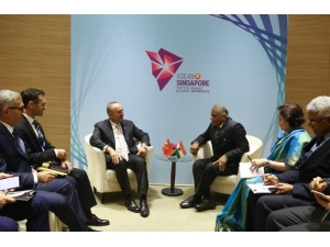 Bakan Çavuşoğlu, Hindistan Devlet Bakanı Ve Avustralya Dışişleri Bakanı İle Görüştü
