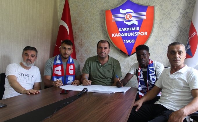 Kardemir Karabükspor'dan Orta Sahaya 2 Takviye