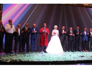 Bakan Kurum Ve Koca, Konya’da Nikah Merasimine Katıldı