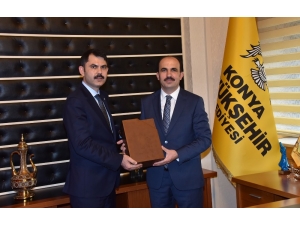Çevre Ve Şehircilik Bakanı Kurum İle Sağlık Bakanı Koca Başkan Altay’ı Ziyaret Etti