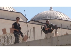 Cumhurbaşkanı Erdoğan’ın Çamlıca Camii’ndeki İncelemelerinde Yoğun Güvenlik Önlemi Alındı