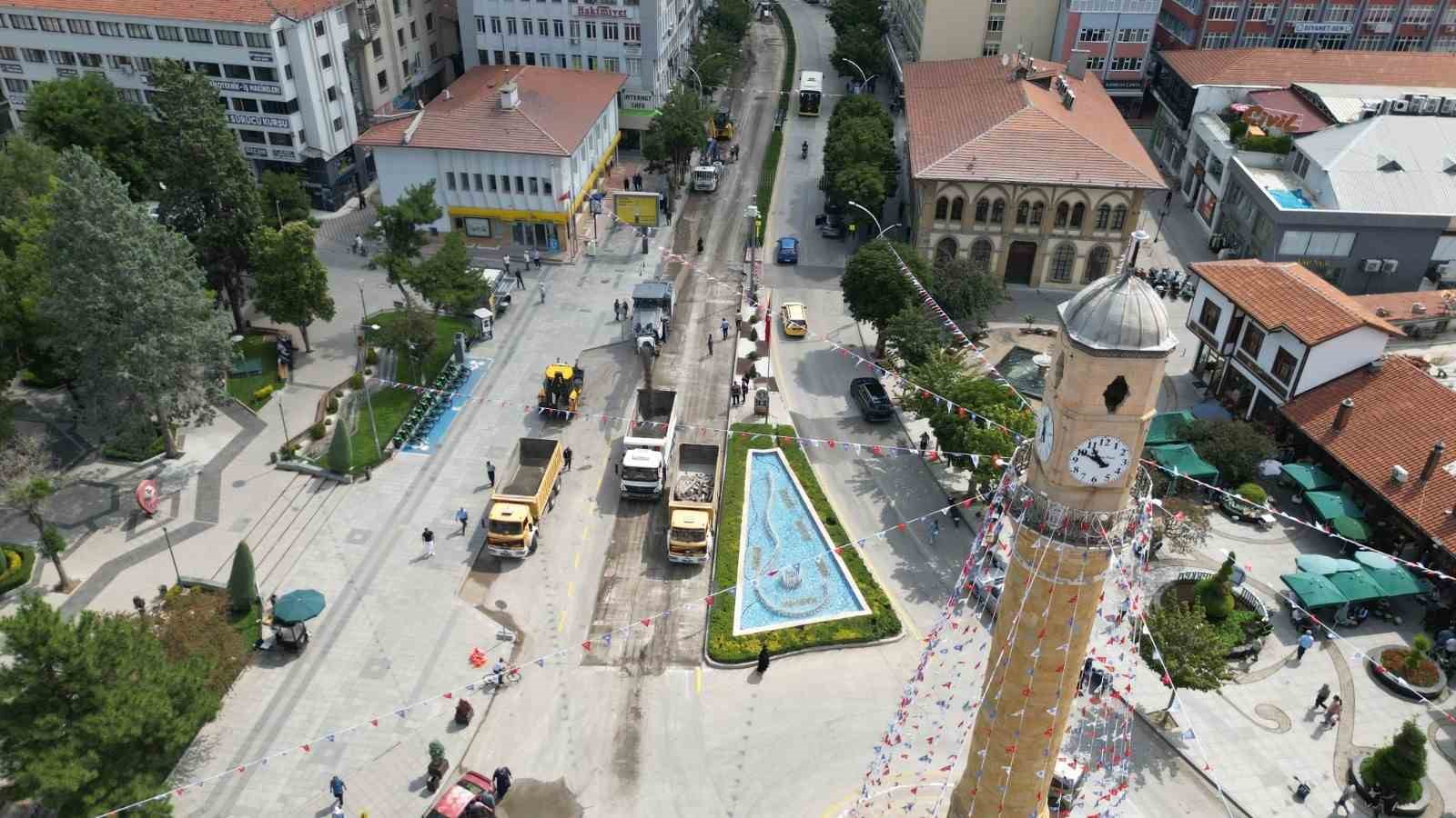 corum-un-en-islek-cadesi-yenileniyor