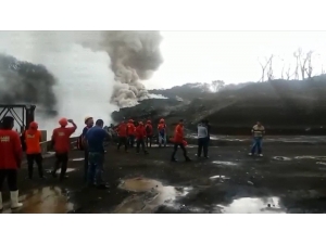 Guatemala’daki Fuego Yanardağı Yeniden Harekete Geçti