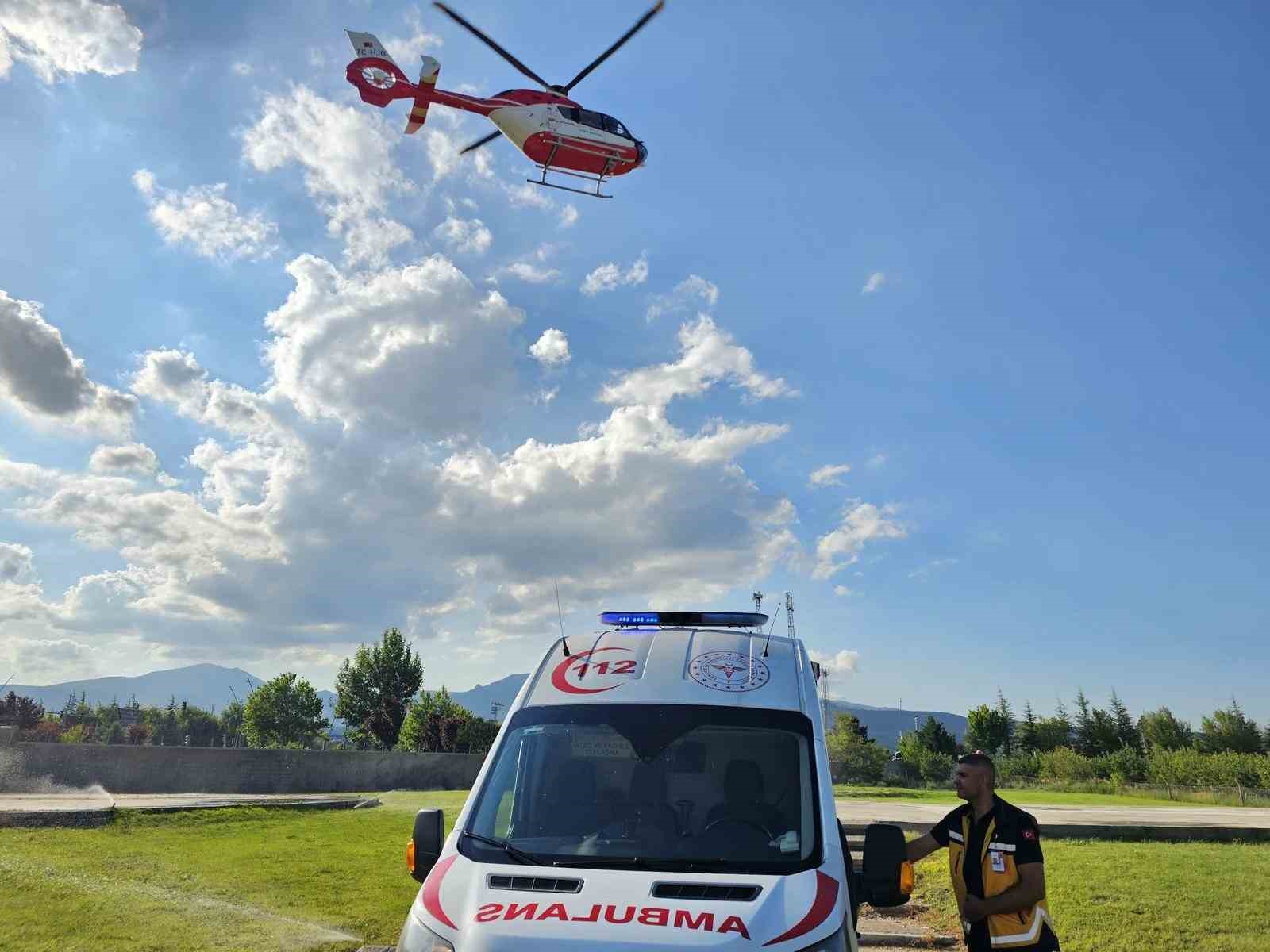 premature-ikizlerden-biri-helikopter-ambulansla-nigde-ye-nakledildi