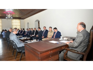 Ağustos Ayı Kaymakamlar Toplantısı Yapıldı