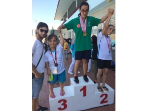 Bedensel Engelli Eda, Yüzmede Ordu’nun Gururu Oldu