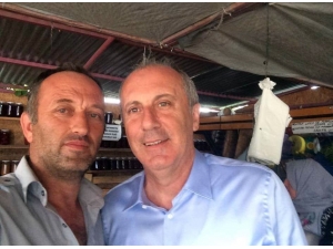 Muharrem İnce, İznik’te Yol Kenarındaki Dükkandan Bir Sandık Elma Aldı