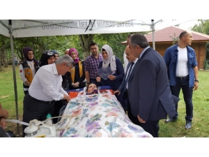 5 Yıldır Güneşe Hasret Als Hastası Kadın Mesire Alanının Keyfini Çıkarttı