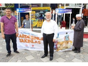 Ağrı’da Kurban Bağış Kampanyası Standı Kuruldu