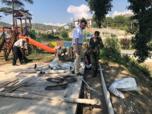 Şehit Ömer Halisdemir Parkına Mescit Ve Tuvalet Yapılıyor