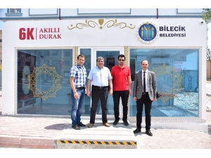 Başkan Can, 6k Akıllı Duraklarda İncelemede Bulundu