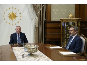 Cumhurbaşkanı Erdoğan Mit Başkanı Fidan’ı Kabul Etti