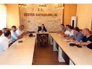 Pertek’te Eğitim Öğretime Hazırlık Toplantısı