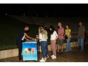 Paü Açık Hava Sinemasına Öğrencilerden Büyük İlgi