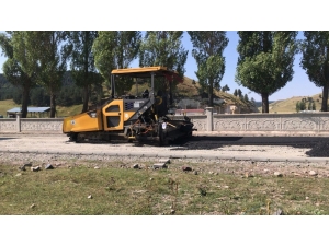 Sarıkamış’ta Asfalt Çalışmaları Devam Ediyor