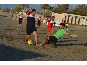Tff Plaj Futbolu Arsuz Etabı Başladı