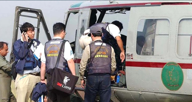 Japonya'da İrtibatın Kesildiği Helikopterde 9 Kişi Hayatını Kaybetti