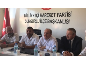 Ak Parti’den Mhp’ye Teşekkür Ziyareti