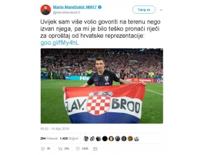 Mario Mandzukic, Milli Takımı Bıraktı