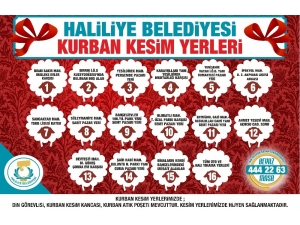 Haliliye’de Kurban Kesim Ve Satış Yerleri Belirlendi