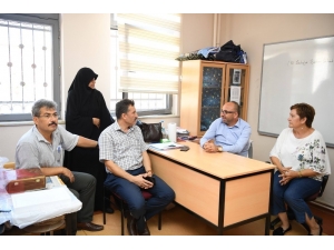 Başkan Üzülmez’den Meslek Edindirme Kurslarına Ziyaret
