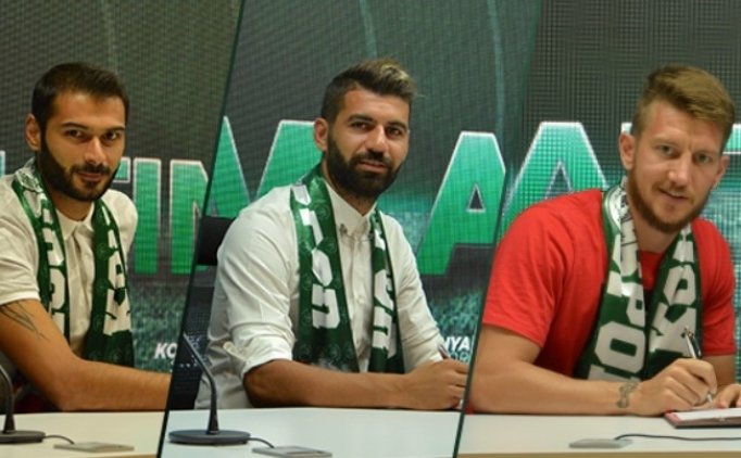 Konyaspor'da Iç Transferde 3 Imza