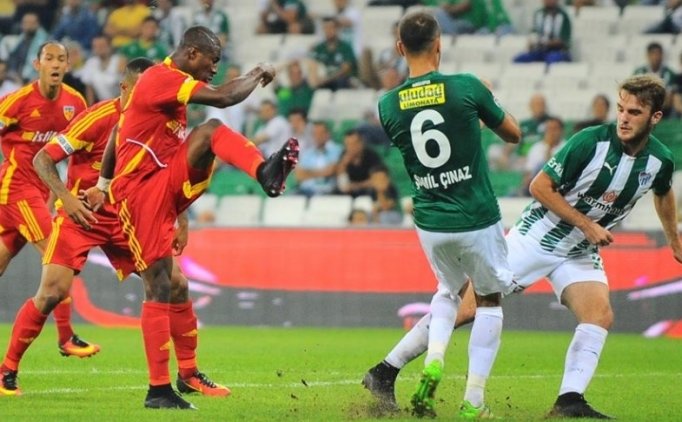 Bursaspor - Kayserispor: Beraberlik Yok!