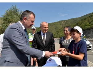 Vali Büyükakın’dan Karpuzlu Trafik Denetimi