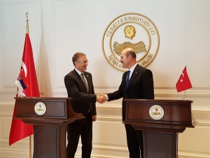 Bakan Soylu Sırbistanlı Mevkidaşı Stefanovic’i Kabul Etti