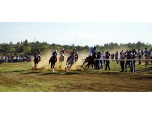 Taşköprü’de Düzenlenen At Yarışları Nefesleri Kesti