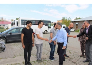 Kars Emniyet Müdürü Bitirik, Personelle Bayramlaştı