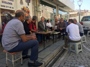 Vali Pehlivan Esnafla Bayramlaştı