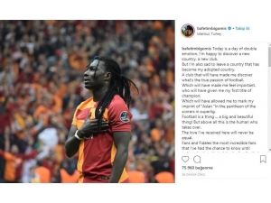 Gomis’ten Galatasaray’a Veda Mesajı