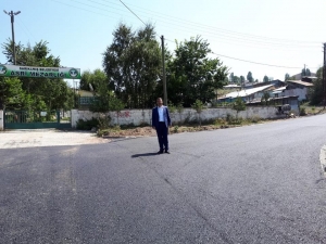 Sarıkamış’ta Asfalt Çalışmaları Sürüyor