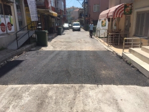 Körfez’de Asfalt Yama Çalışmaları Sürüyor