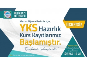 Melikgazi’de Ücretsiz Yks Hazırlık Kurslarına Kayıtlar Başladı