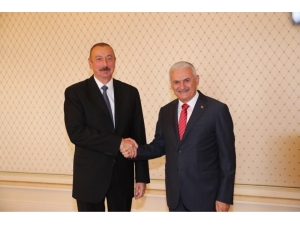 Tbmm Başkanı Yıldırım, Azerbaycan Cumhurbaşkanı Aliyev İle Görüştü