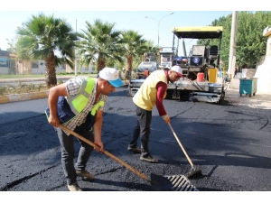 Şanlıurfa’da Trambüs Yolları Asfaltlanıyor