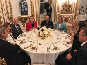 Bakan Çavuşoğlu, Viyana’da Resepsiyona Katıldı