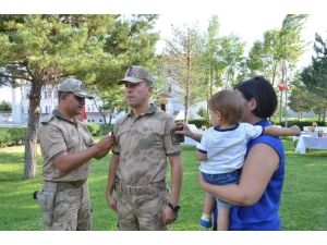 Erzincan İl Jandarma Komutanlığı’nda Rütbe Töreni