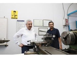 Başkan Baran Teknik Çalışmaları Takip Ediyor