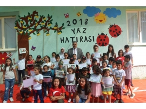 Ereğli’de Çocuk Atölyesinde Sertifika Heyecanı